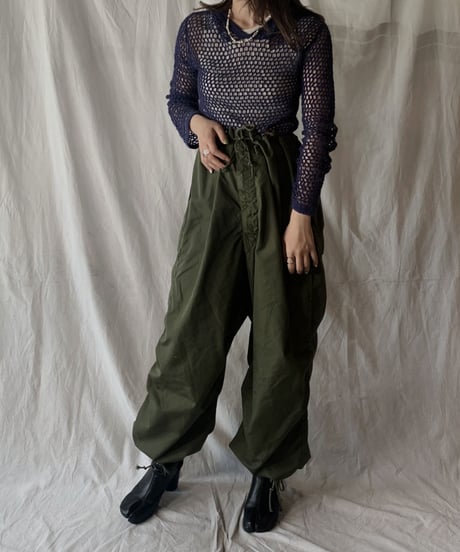 【USED】  Crochet Knit Top/210506-040
