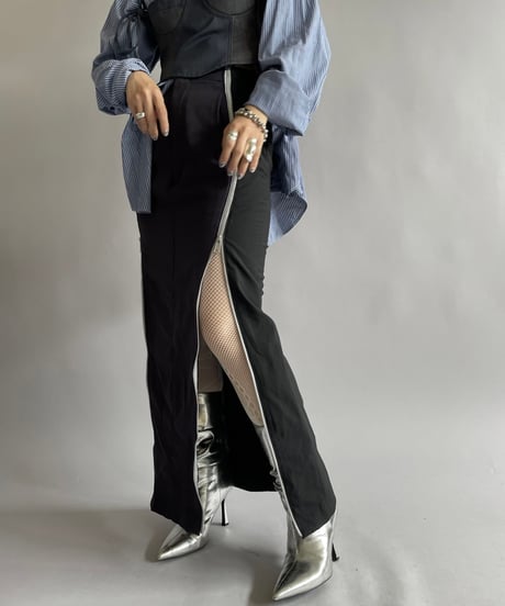 【RE;CIRCLE】 Re Front Zip Skirt/ 241003-016