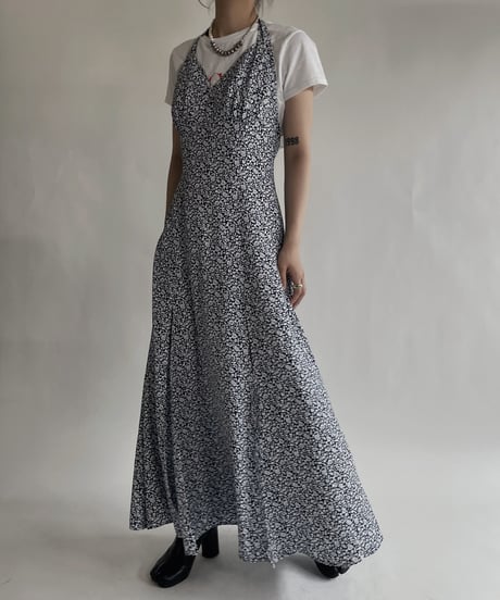 【USED】 Flower printed Sleeveless One-piece / 220604-027