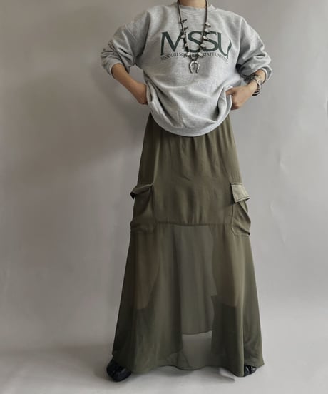 【USED】  'Mssu' Sweat Shirt / 220917-001