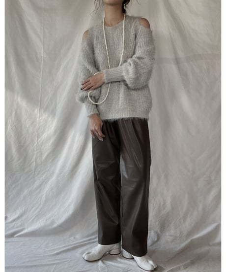 【USED】    Mohair Knit Top/211216-012