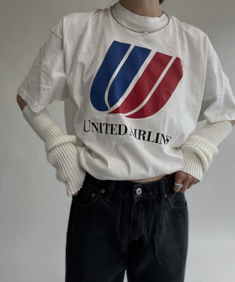 【USED】 United Airlines T-shirt / 220827-006
