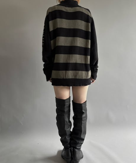 【USED】 Border Pattern Drivers Knit /251025-012