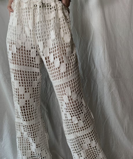 【RE;CIRCLE】 RE Crochet Pants③/ 210630-013