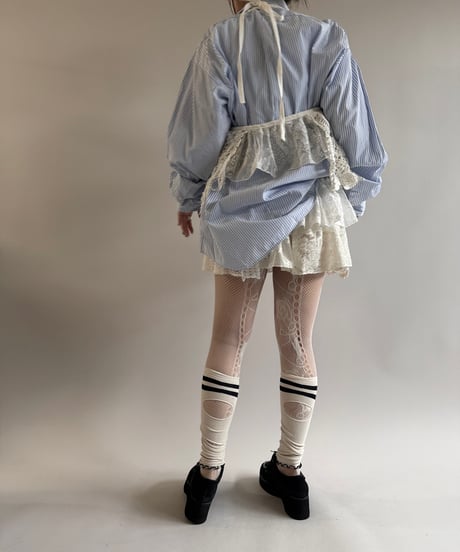 【RE;CIRCLE】 Re Crochet Stripe Skirt/ 250320-005