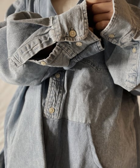 【RE;CIRCLE】 Remake Denim Mexican Parker④/210906-015