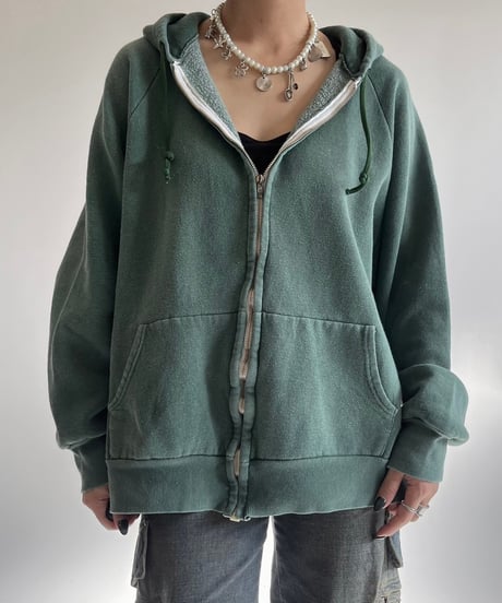 【USED】 80~90's Zip Up Parker /250104-036