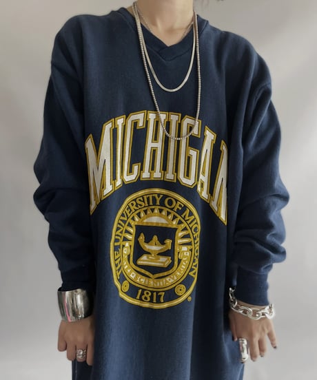 【USED】 Made in USA MICHIGAN Sweat One-Piece / 231202-011