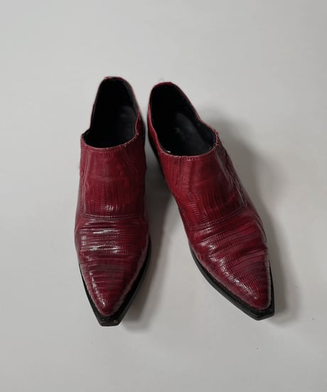 【USED】 Western  Leather Shoes/210826-004
