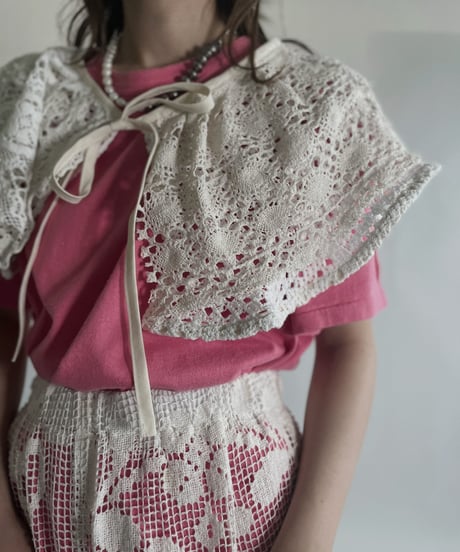 【RE;CIRCLE】 RE Crochet Lace Detachable Collar / 221112-031