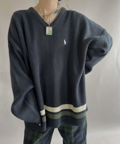 【USED】 POLO Sport Knit Top / 230114-001