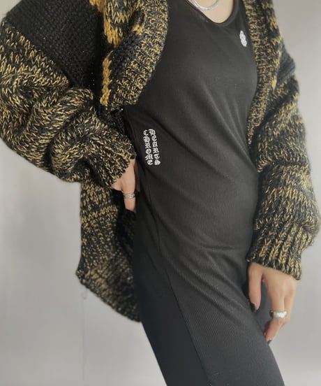 【USED】  Acrylic Knit Cardigan / 221015-011