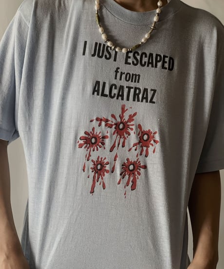 【USED】 S/S T-shirt "I Just Escaped"/210801-042