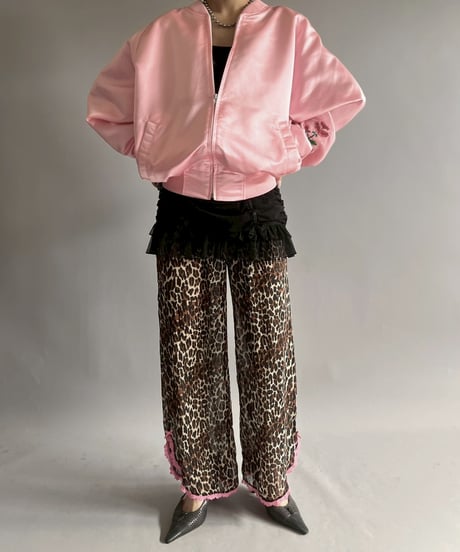 【USED】 Leopard Sheer Pants / 251122-002