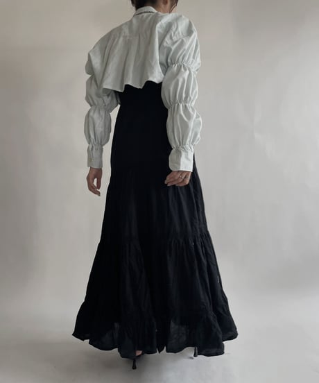 【RE;CIRCLE】 RE Short Striped Shirt / 220609-006