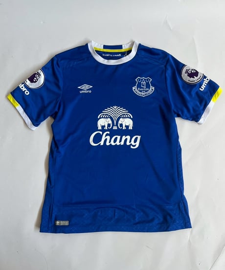 【USED】16~17's UMBRO Everton Soccer Shirt / 2500809-018