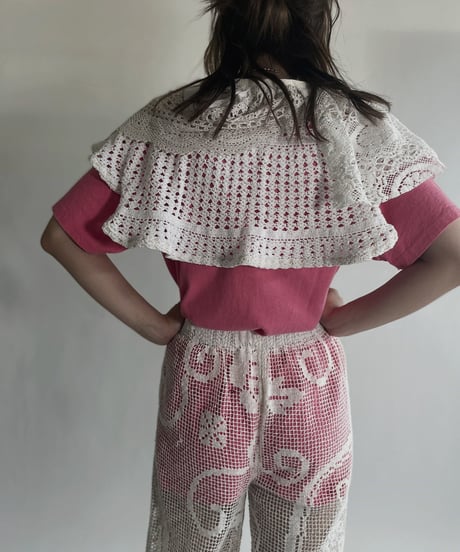 【RE;CIRCLE】 RE Crochet Lace Detachable Collar / 221112-031