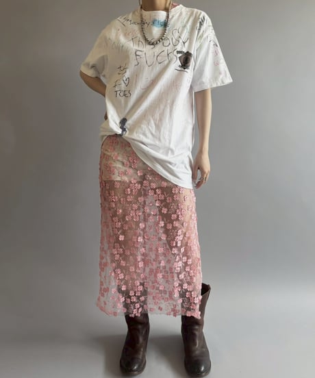 【USED】 98's FRUIT OF THE LOOM Memorial T-Shirt / 260523-026
