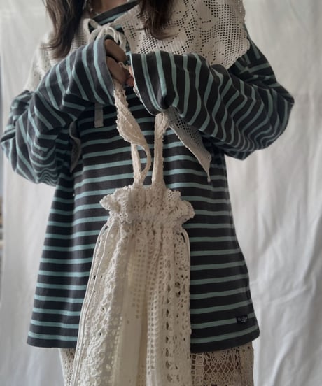 【RE;CIRCLE】 RE Crochet Purse①/210611-032