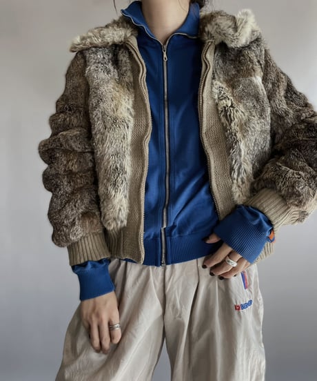 【USED】  Rabbit Fur Jacket / 221119-018