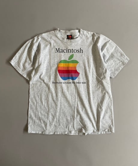 【USED 】Made in USA 90's Macintosh Apple T-Shirt /240429-068