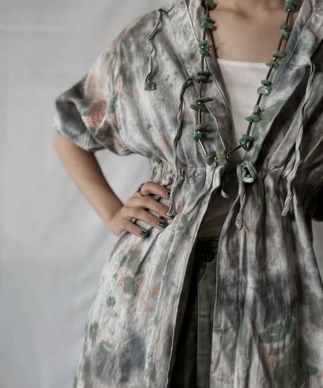 【RE;CIRCLE】  RE Tie-dyed Medical S/S Gown③/20210819-037