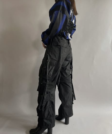 【USED】  Techino Pants Black / 221001-025