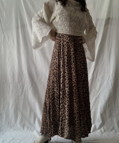 【RE;CIRCLE】 RE Crochet L/S Top②/210611-019