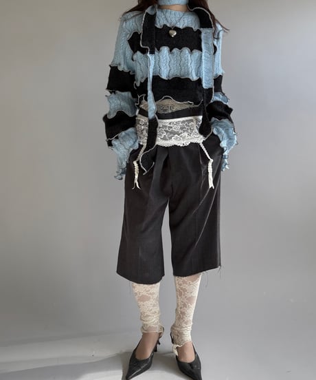 【RE;CIRCLE】 RE Mellow Knit Top + Muffler  /  241226-013