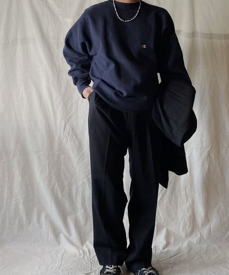 【USED】90's USA Champion Reverse Weave Sweat One Point /210210-035
