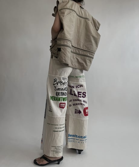 【RE;CIRCLE】 RE Eco-Friendly Bag Pants / 220804-014
