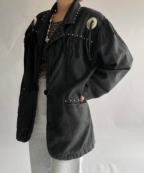 【USED】  Fringe Jacket /241214-002