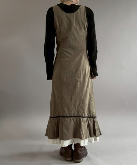 【USED】 Design Nylon Long One-Piece /260221-019