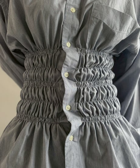 【RE;CIRCLE】 RE Shirring Shirt / 260504-002