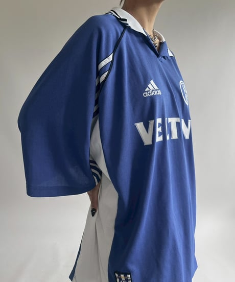 【USED】 adidas 98~99's Schalke 04 Soccer Shirt/ 250607-023