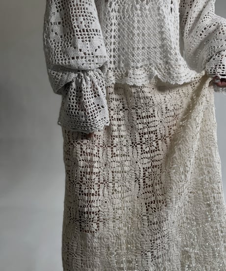 【RE;CIRCLE】 RE Crochet Lace One-piece / 220526-016