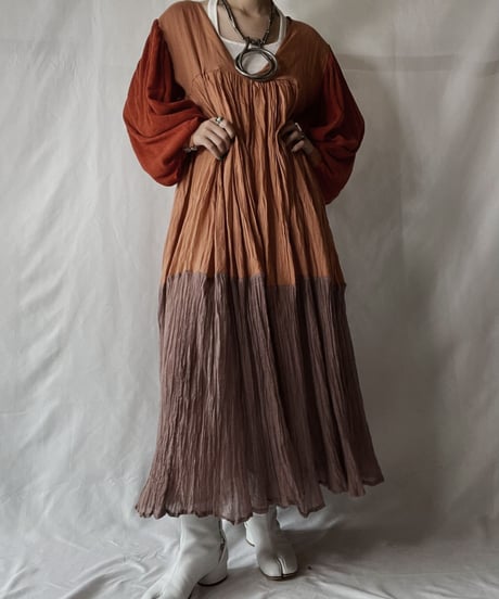 【RE;CIRCLE】  RE Indy Cotton L/S One-piece/20210819-050