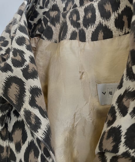 【USED】 VERTIGO Leopard Patterned Short Jacket/ 231125-007