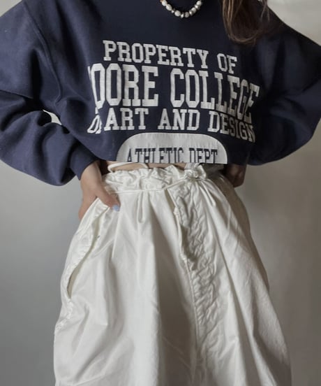 【USED】   Cut off Sweat MOORE CLOLLGE /211020-032