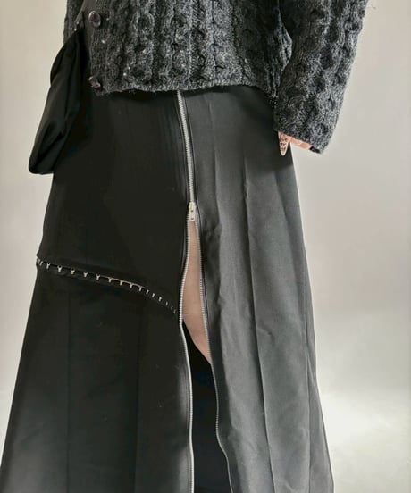 【RE;CIRCLE】 RE Suit Asymmetry Long Skirt / 260129-015