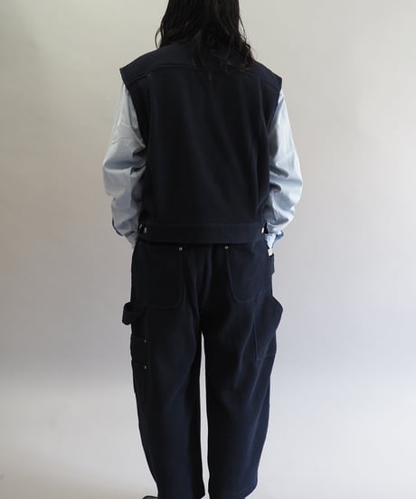 【COSMOS TEXAS】24ss Second Vest Navy / 240311-018