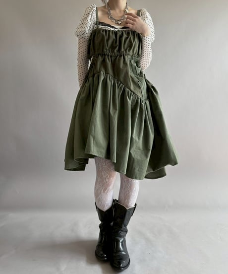 【RE;CIRCLE】 RE ARMY Gather Middle One-piece / 260326-001