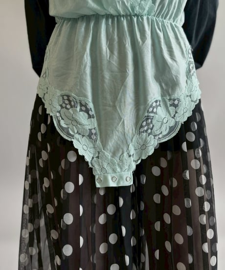 【USED】 Lace Design N/S Leotard / 260418-004
