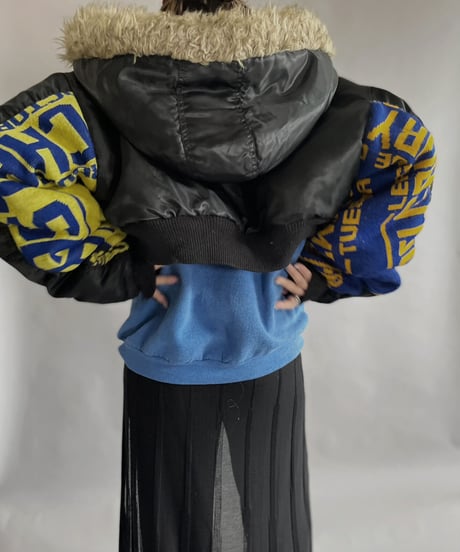 【RE;CIRCLE】 RE Short Soccer Muffler MA-1 / 230126-018