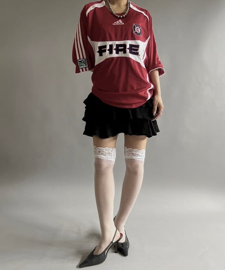 【USED】 adidas CHICAGO FIRE Soccer Shirt /240706-014