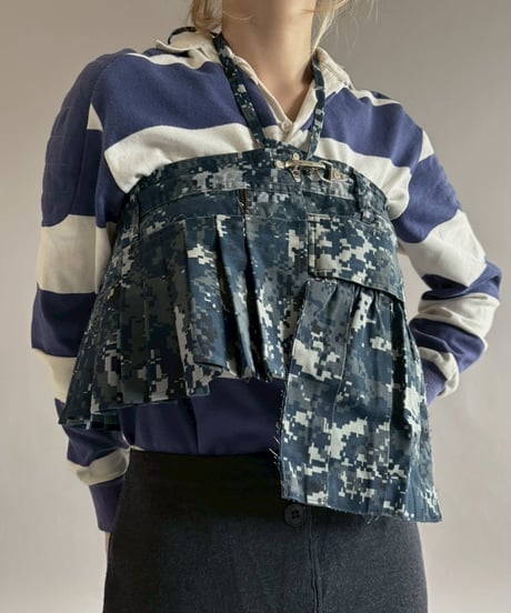 【RE;CIRCLE】 RE  Military Camouflage Wrap Skirt / 260226-010