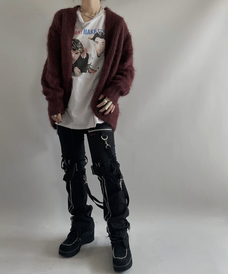 【USED】  Made in Spain  Mohair Knit Cardigan/ 231021-023