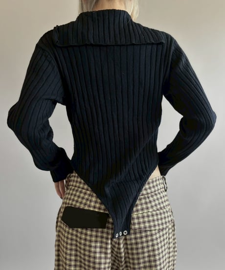 【RE;CIRCLE】 RE Rib Knit Leotard Top / 260416-004