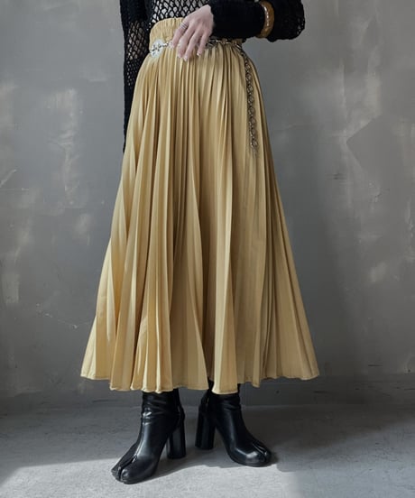 【USED】Poly Long Skirt/ 220319-016