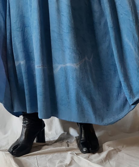 【USED】Velour Cape Style Dress/210203-019